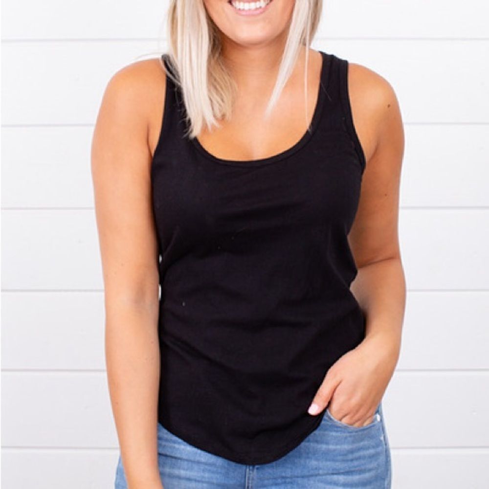 Z Supply NWT The Perfect Tank in Black-‎ size S- cotton- layer perfect - Picture 3 of 12